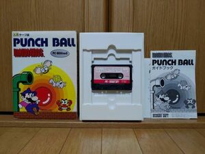 【箱説有・動作品・テープ】 パンチボールマリオブラザーズ PUNCH BALL MARIO BROS. NEC PC-8001mkIIのゲームソフト PC-8001シリーズ