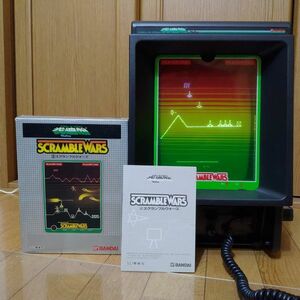 【箱説有・動作品】SCRAMBLE WARS スクランブルウォーズ バンダイ光速船のゲームソフト　BANDAI VECTREX