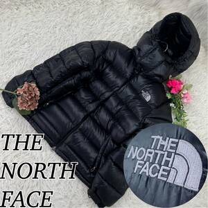 THE NORTH FACE ザ ノースフェイス ダウンジャケット メンズ Sサイズ 黒 ブラック クロロフィル PARTEX フード着脱可能 送料無料