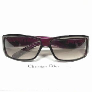 【ディオール】本物 Christian Dior サングラス ロゴテンプル SHINY DIOR 1 87F メンズ レディース イタリア製 保存袋付き 送料520円