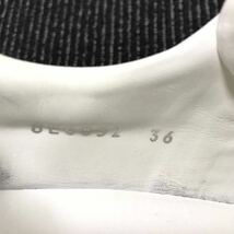【フェンディ】本物 FENDI 靴 23cm 白 FFロゴ スニーカー カジュアルシューズ スタッズ 本革 レザー 女性用 レディース イタリア製 36_画像10