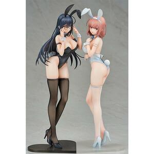 未開封品　特典付 黒バニー葵＆白バニー夏芽 イコモチ先生 1/6スケールフィギュア　 ENSOUTOYS