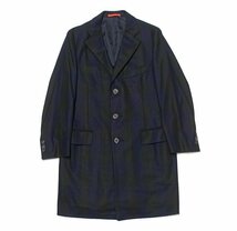 定価30万 使用僅か 極美品 ISAIA イザイア COLORADO CP ウールカシミヤ フランネル チェスターコート メンズ 48 ジャケット_画像2