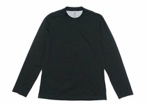 定価7.9万 新品同様 極美品 BRUNELLO CUCINELLI ブルネロクチネリ ロングスリーブ Tシャツ ブラック×グレー コットンジャージー メンズ M_画像1