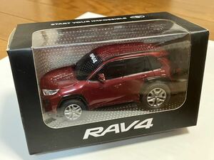 ☆トヨタ　RAV 4 非売品ミニカー　中古品(本体目立つ傷なし)