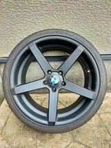 難アリBMW pcd120 F:235/35r19ET15 R:265/30r19ET35 タイヤホイール4本_画像1