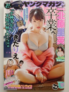 【良品】ヤングマガジン 2018年 No.12 北原里英 NGT48 天木じゅん 『(巻頭カラー)小林少年と不逞の怪人』カイジ ORIGIN ~送料185円~