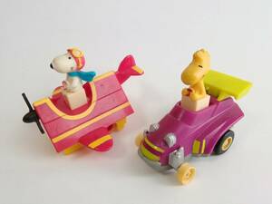 【ピーナッツ】スヌーピー＆ウッドストック★マクドナルド　ハッピーセットのおもちゃセット