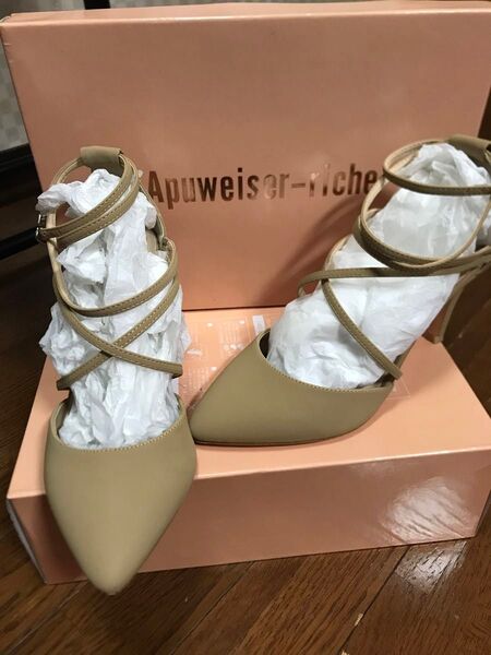 アプワイザーリッシェ 編み上げ パンプス Apuweiser-riche