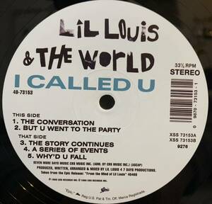 Lil Louis & The World - I Called U /DERRICK MAY / TERRENCE PARKER