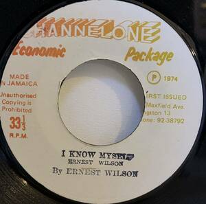 激レア!! 状態良好 77年 ジャマイカ盤 / Ernest Wilson - I Know Myself /Channel One