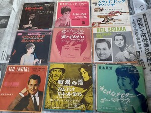 オールディーズEPシングル90枚まとめて！赤盤6枚有Oldiesレコードポール・アンカニール・セダカコニーフランシスヘレンシャピロ他