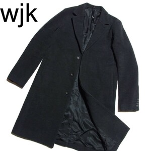 wjk fine wool chester melt n Пальто Честерфилд L темно-серый 1817 wl77p