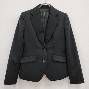 THE SCOTCH HOUSE スーツ ジャケット パンツ サイズ38 ウールシルク セットアップ ブラック スコッチハウス 3-1220T 230536