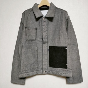 kudos 新品 PATCH POCKET DENIM JACKET KJ22XX04 定価40700円 デニムジャケット 22FW グレー クードス 3-1221M F94679