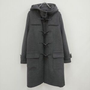 URBAN RESEARCH wool boli Ester with a hood . duffle coat charcoal gray Urban Research 3-1225A 230904