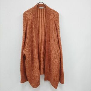 seagreen SHAGGY MOHAIR CARDIGAN ウール混 LSEA21A9591-K ニット カーディガン オレンジ シーグリーン 3-1225T 230113