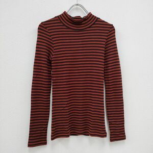 Steven Alan ウール ボーダー セーター BORDER TURTLE NECK ニット レッド ブラック スティーブンアラン 3-1225T 230070