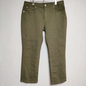 23区 DENIM 大きいサイズ 48 ジーンズ デニムパンツ 23SS カーキ 23区 4-0102G 230521