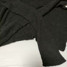 ANN DEMEULEMEESTER 定価70800円 KNIT SIBILLA セーター 40 コットンナイロン ニット 濃紺 アンドゥムルメステール 4-0114M 219054_画像3