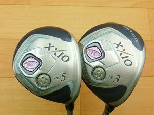 2本セット！ 女性用 ダンロップ●ゼクシオエイト XXIO8 3W 5W MP800 A(b1-22-3)