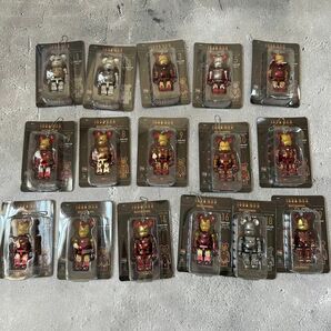 ハッピーくじ　アイアンマン　ベアブリック　16点セット　新品　 Happyくじ IRON MAN