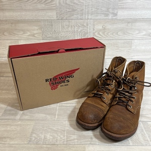 RED WING/レッドウィング/IRON RANGER BOOTS/アイアンレンジャー ブーツ/8113/2014年製/ブラウン/スウェード/27.0cm/箱付き/革紐