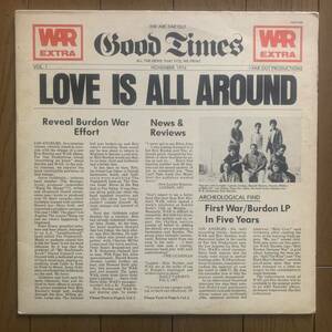 WAR featuring ERIC BURDON / LOVE IS ALL AROUND (abc) 