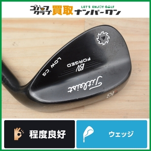 【程度良好 人気モデル】タイトリスト VOKEY FORGED 2019年 ブラック PVD ウェッジ 52° NS PRO 950GH フレックスS ボーケイ アプローチ AWの画像1