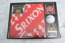 【未使用品 ギフトセット】ダンロップ SRIXON Z-STAR XV ボールギフト (ボール1球入り/ホワイト) 2個セット スリクソン GGF-F1057_画像2