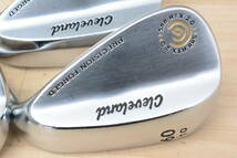 【程度良好 人気モデル】クリーブランド RTX 2.0 PRECISION FORGED ウェッジ 50°/56°/60° 3本 Dynamic Gold TOUR ISSUE フレックスS400_画像2