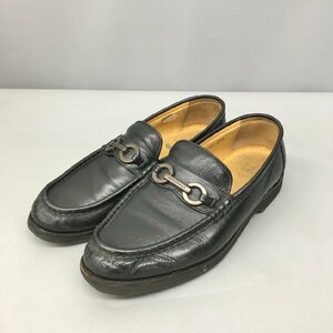 バーバリー BURBERRY メンズ ビットローファー 25 1/2 ブラック ローファー レザー 2401LR181