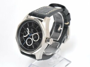 VARTIX 腕時計 ALIVE アライブ PR01-0184 メンズ 自動巻 パワーリザーブ デイデイト 裏スケルトン 元箱 替えベルト付 美品 2401LR165