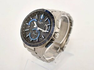 CASIO 腕時計 OCEANUS OCW-G1100-1AJF 5454 メンズ チタン GPSハイブリッド電波ソーラー搭載モデル 黒文字盤 クロノグラフ 2401LR012