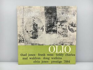 LPレコード Olio Thad Jones Frank Wess Teddy Charles Mal Waldron Doug Watkins Elvin Jones Prestige LP 7084 オリジナル盤 2312LO218