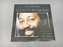 LPレコード Art Matthews It's Easy To Remember MA1001 2401LBM013_画像1