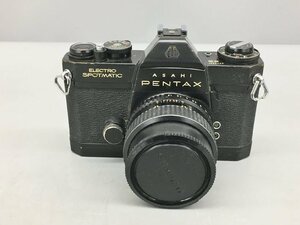 ペンタックス PENTAX フィルムカメラ ES ELECTRO SPOTMATIC ASAHI SMC TAKUMAR 55mm F:1.8 ジャンク 2401LR097