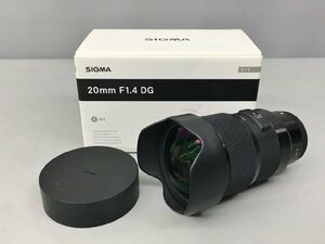 大口径超広角レンズ 20mm F1.4 DG HSM Art ソニーEマウント シグマ SIGMA 単焦点レンズ 付属品各種 ケース 外箱付き → 2401LR121