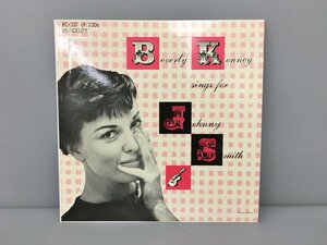 LPレコード Beverly Kenney Sings For Johnny Smith ROOST LP 2206 ライナー付き 美品 2401LO091