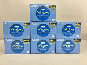 三菱化学 フロッピーディスク Windows 2HD DOS18 1.44MB formatted 2HDV40EC 40枚入り 7箱セット 計280枚 未開封 2401LS367