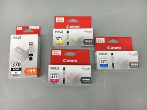 キヤノン CANON 純正インクカートリッジ 4色4本セット BCI-370XL PGBK BCI-371 C M Y 未開封 2401LS209