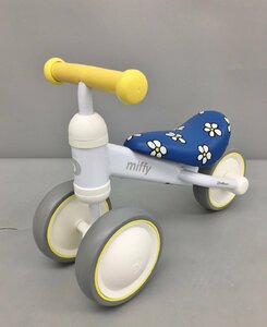  I tes трехколесный велосипед Miffy D-BIKE mini использование ограничение масса 20kg 1-3 лет игрушка-"самокат" 2401LR023