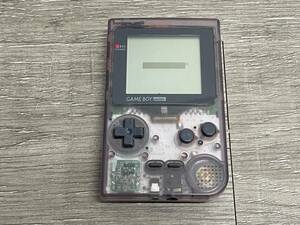 ☆ GB ☆ ゲームボーイポケット クリアパープル 動作品 状態良好 本体のみ Nintendo GAMEBOY POCKET スケルトン ニンテンドー 任天堂 8913