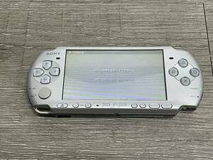 ☆ PSP ☆ プレイステーションポータブル PSP-3000 ミスティックシルバー 動作品 状態良好 本体 のみ PlaystationPortable SONY 8569