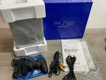 ☆ PS2 ☆ プレイステーション2 SCPH-10000 動作品 状態良好 本体 コントローラー ケーブル 箱 説明書 付属 Playstation2 SONY 3683_画像1