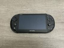 ☆ VITA ☆ Playstation VITA Wi-Fiモデル ブラック PCH-2000 動作品 本体 アダプター USBケーブル 箱 プレイステーションヴィータ 2018_画像4