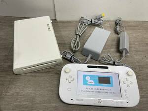 ☆ WiiU ☆ プレミアムセット シロ 32GB 動作品 本体 ゲームパッド 純正アダプター タッチペン 付属 Nintendo Wii U 任天堂 0416