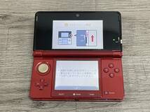 ☆ 3DS ☆ ニンテンドー3DS フレアレッド 動作品 本体　タッチペン Nintendo 3DS DS ニンテンドー 任天堂 5235_画像4