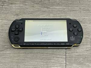 ☆ PSP ☆ プレイステーションポータブル PSP-3000 モンスターハンター 特別仕様 動作品 本体のみ PlaystationPortable バッテリー欠 4512