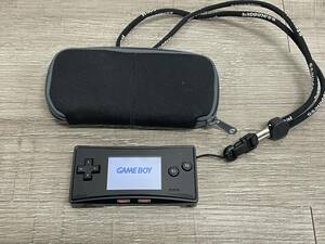 ☆ GBA ☆ ゲームボーイミクロ ブラック 動作品 本体のみ Nintendo GAMEBOY ADVANCE ゲームボーイアドバンス ニンテンドー 任天堂 